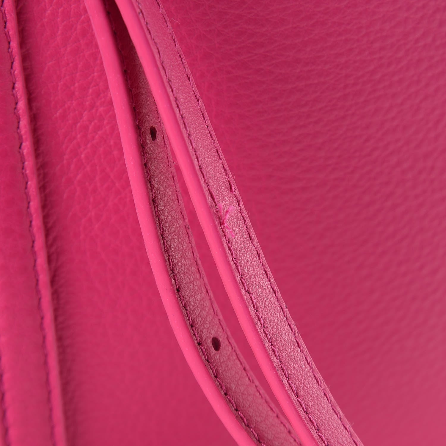 Balenciaga Calfskin XXS Everyday Tote Rose Magenta Black 12 of 13
