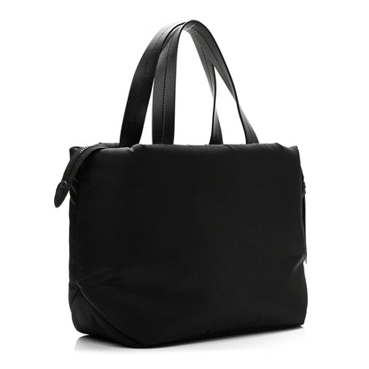 Prada Tessuto Nylon Soft Padded Small Shopping Tote Black 3 of 9