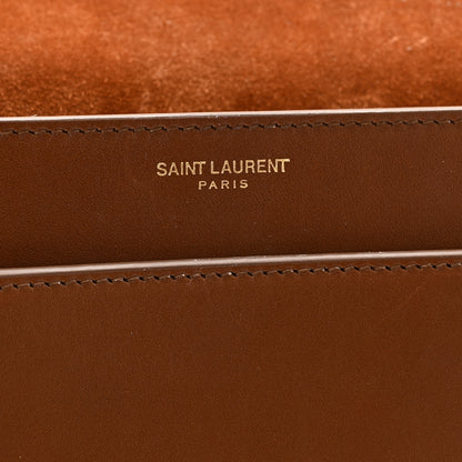 Saint Laurent Calfskin Betty Messenger Deep Moka 6 of 10
