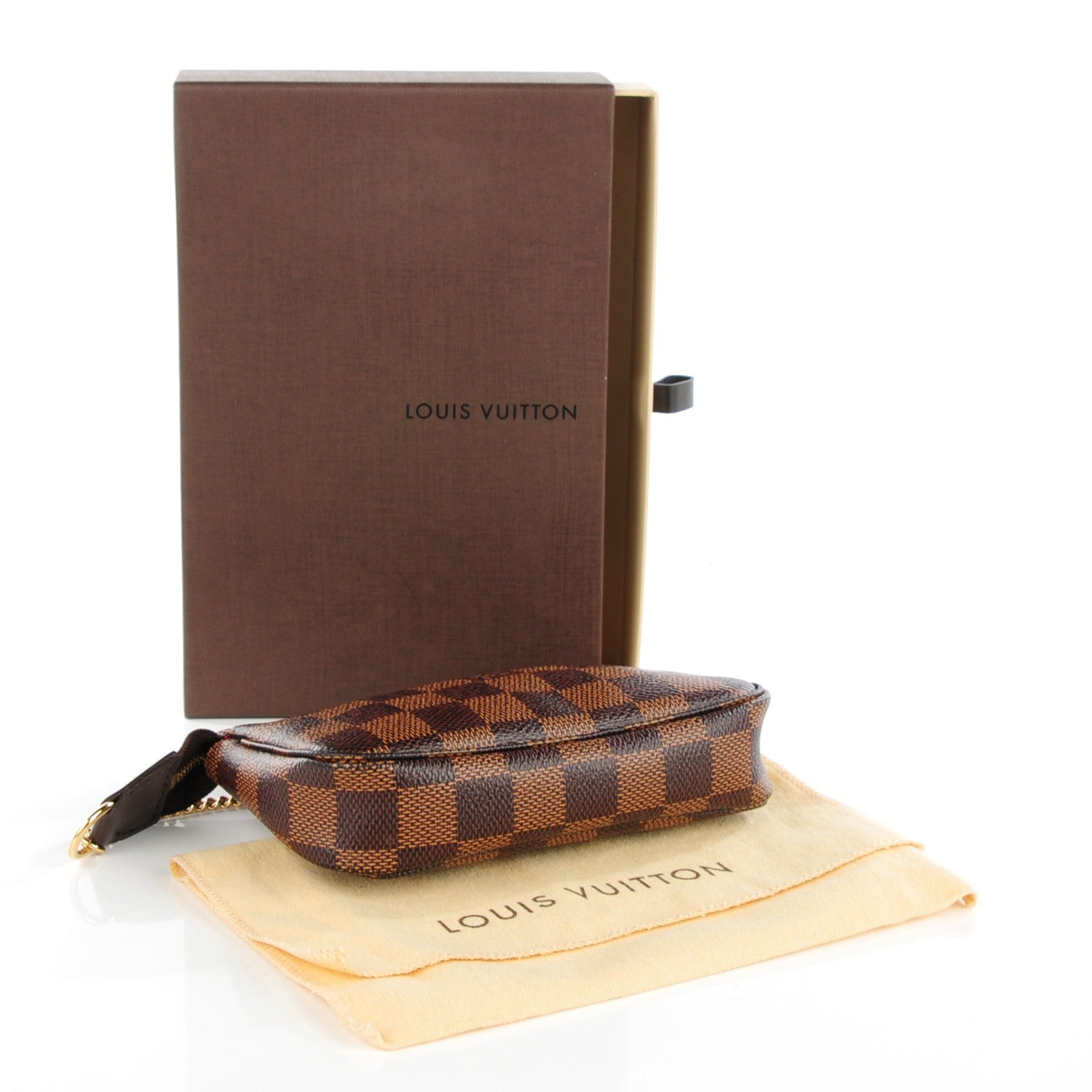 Louis Vuitton Damier Ebene Mini Pochette Accessories 4 of 7