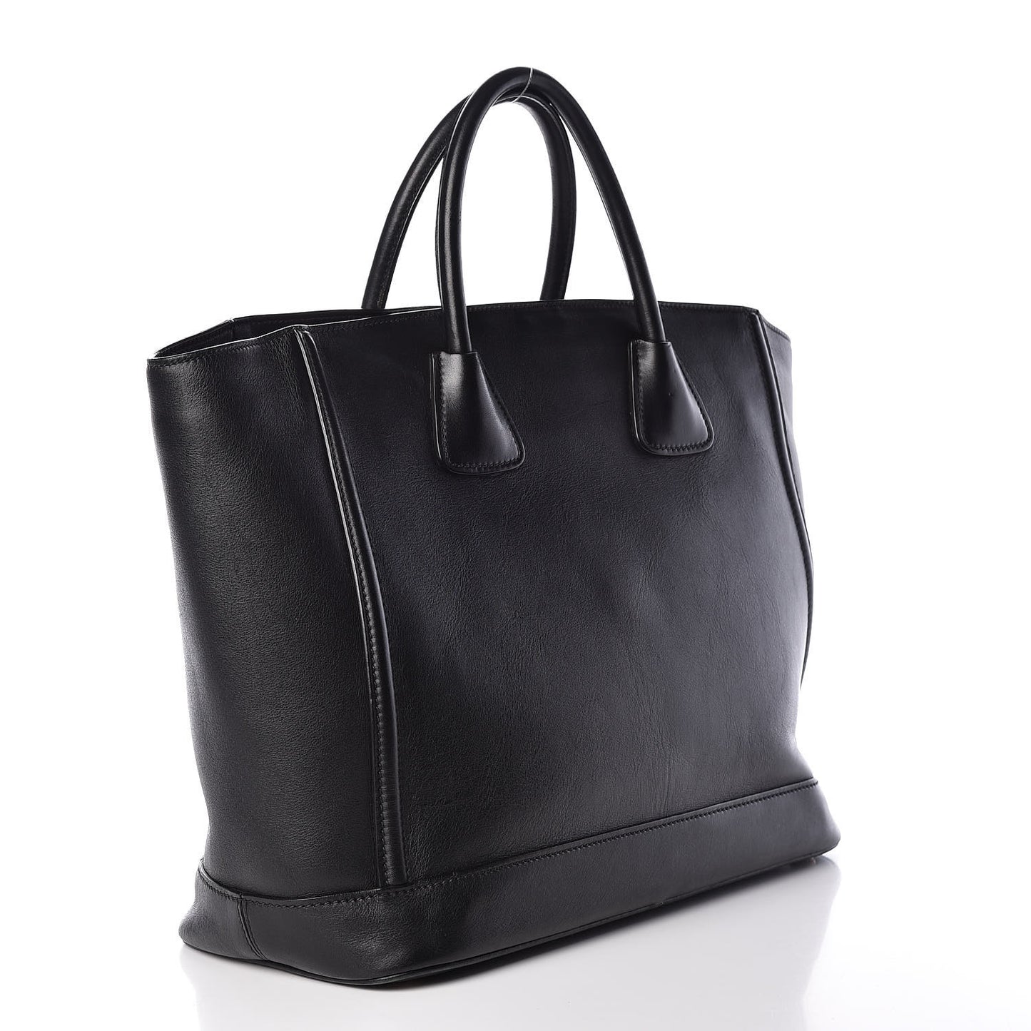 City Calfskin Tote Black