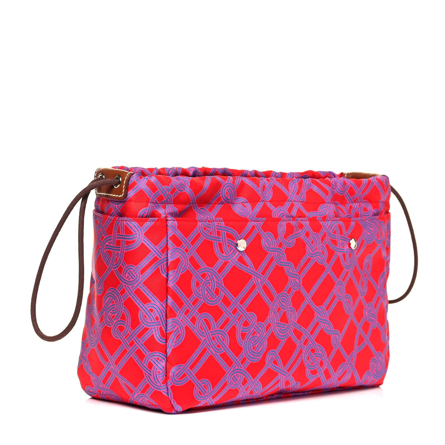 Silk Barenia Noeud Marin Fourbi 25 MM Pouch Rouge de Coeur Fauve