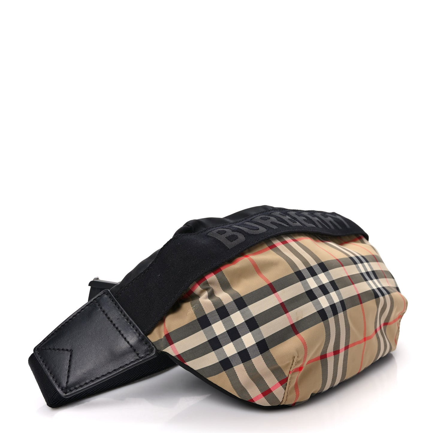Nylon Vintage Check Sonny Bum Bag Archive Beige Black
