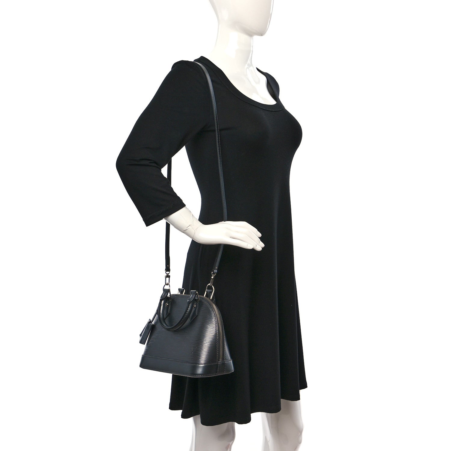 Louis Vuitton Epi Alma BB Anthracite Nacre 2 of 8