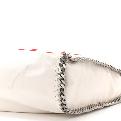 Stella McCartney X ED CURTIS Shaggy Deer Logo Embroidered Large Falabella Chalk 10 of 11