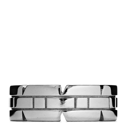 Cartier 18K White Gold Diamond Tank Francaise Band Ring 47 4 3 of 5