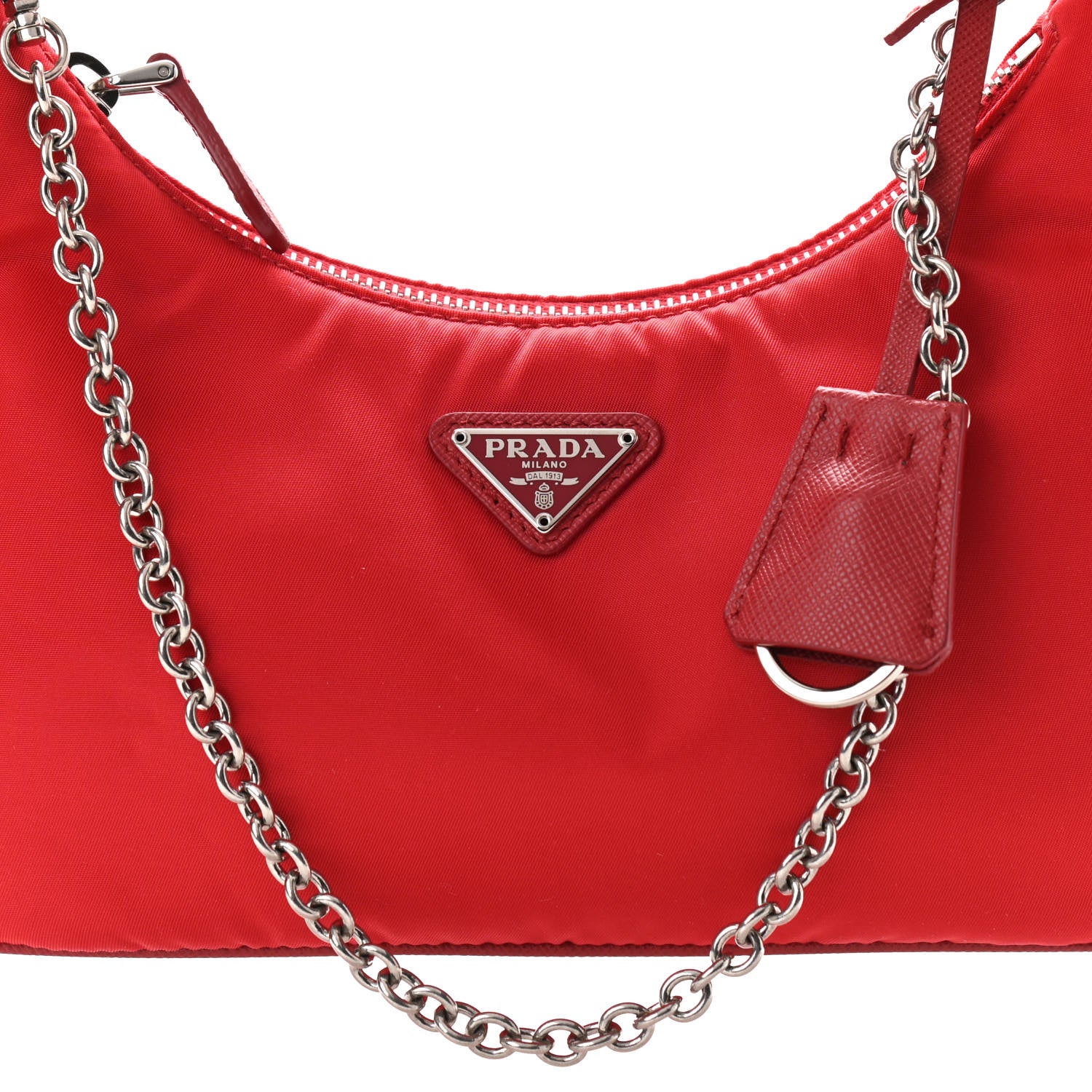 Prada Nylon Re-Edition 2005 Shoulder Bag Rosso 11 of 11