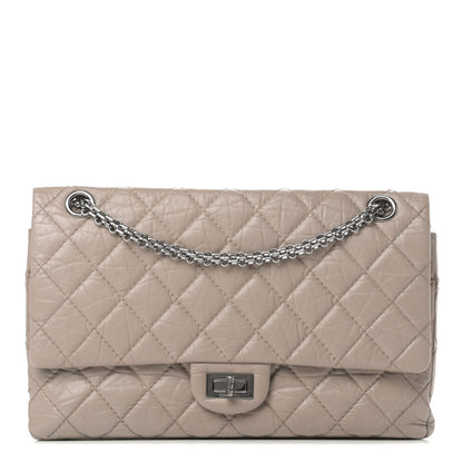 Chanel Aged Calfskin Quilted 2.55 Reissue 226 Flap Taupe 1 of 17