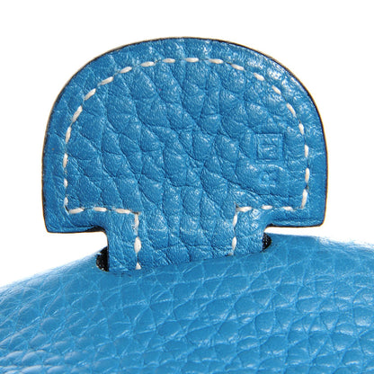 Hermes Taurillon Clemence Evelyne GM Blue Jean 6 of 13