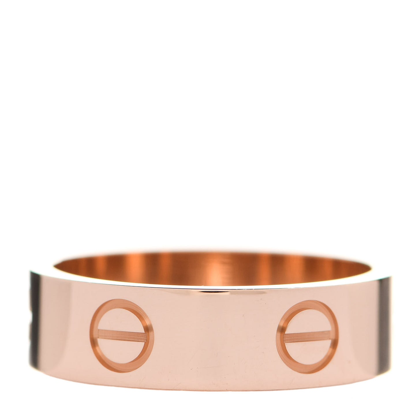 18K Pink Gold 5.5mm LOVE Ring 55 7.25