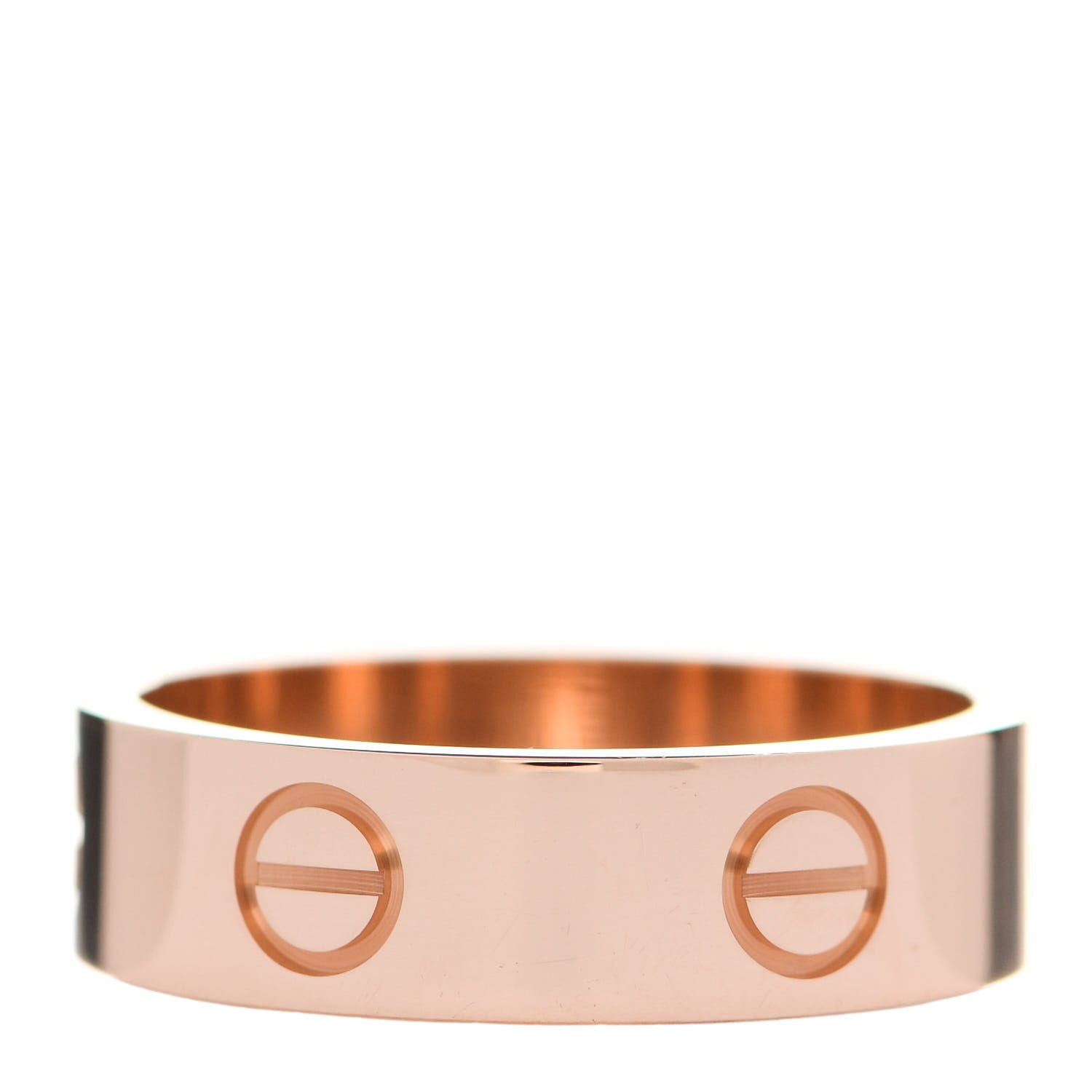 Cartier 18K Pink Gold 5.5mm LOVE Ring 55 7.25 3 of 6