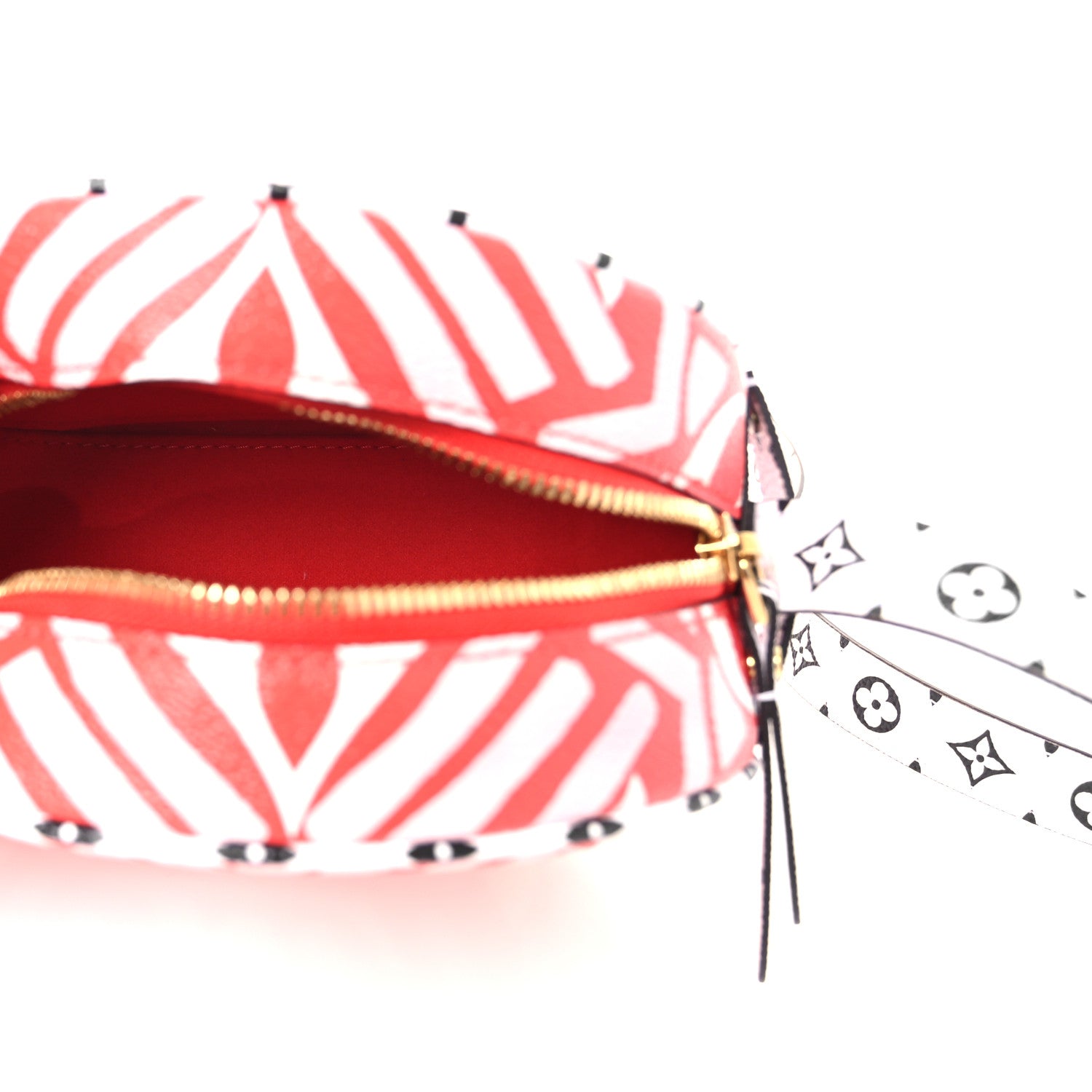 Louis Vuitton Monogram Giant Crafty Boite Chapeau Souple PM Rouge Rose Creme 5 of 10