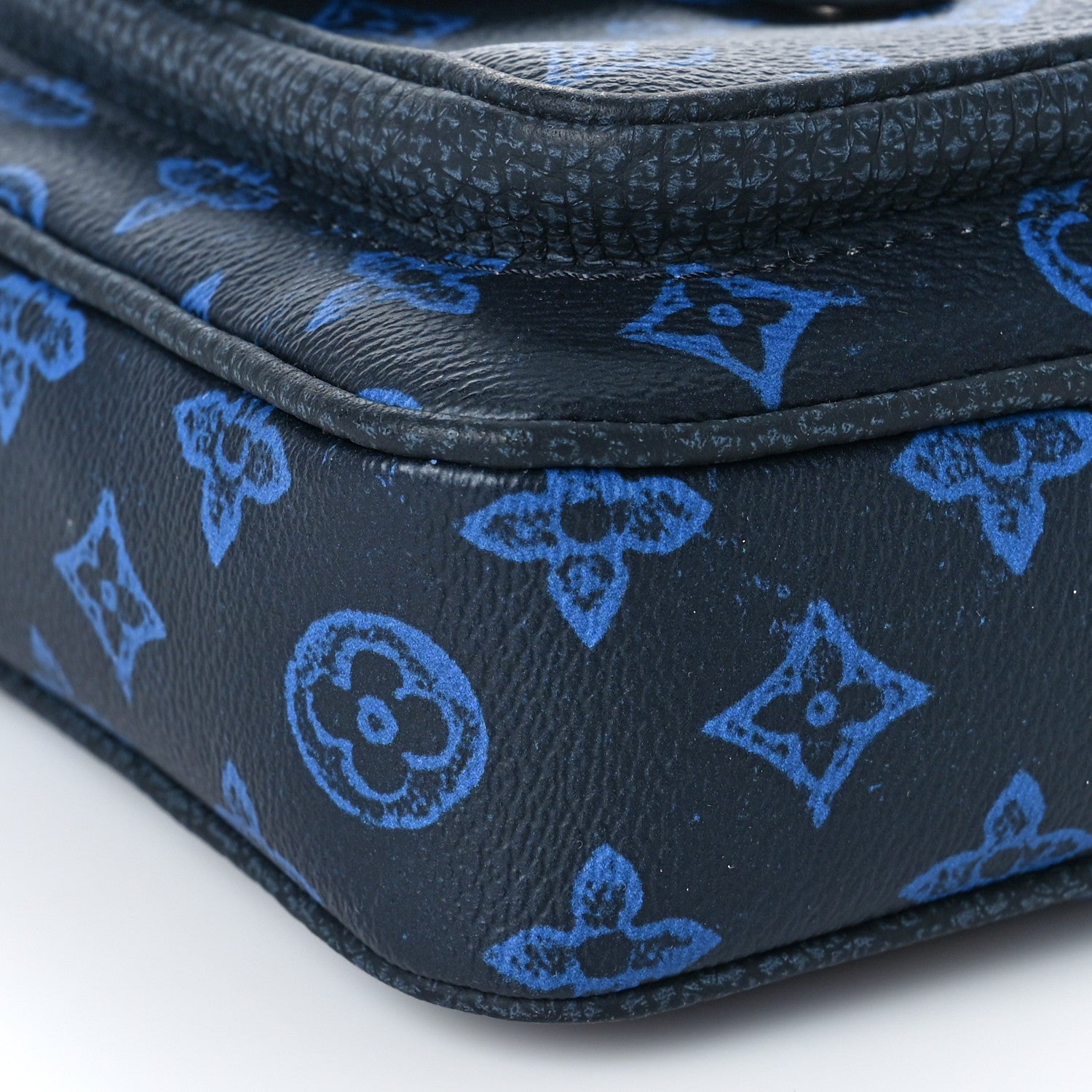 Louis Vuitton Monogram Macassar Christopher Wearable Wallet Blue 6 of 8