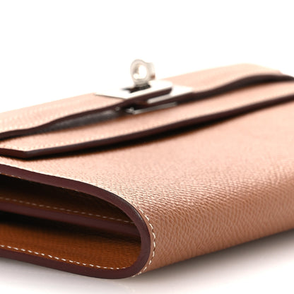 Hermes Epsom Kelly Wallet To Go Gold 9 of 11