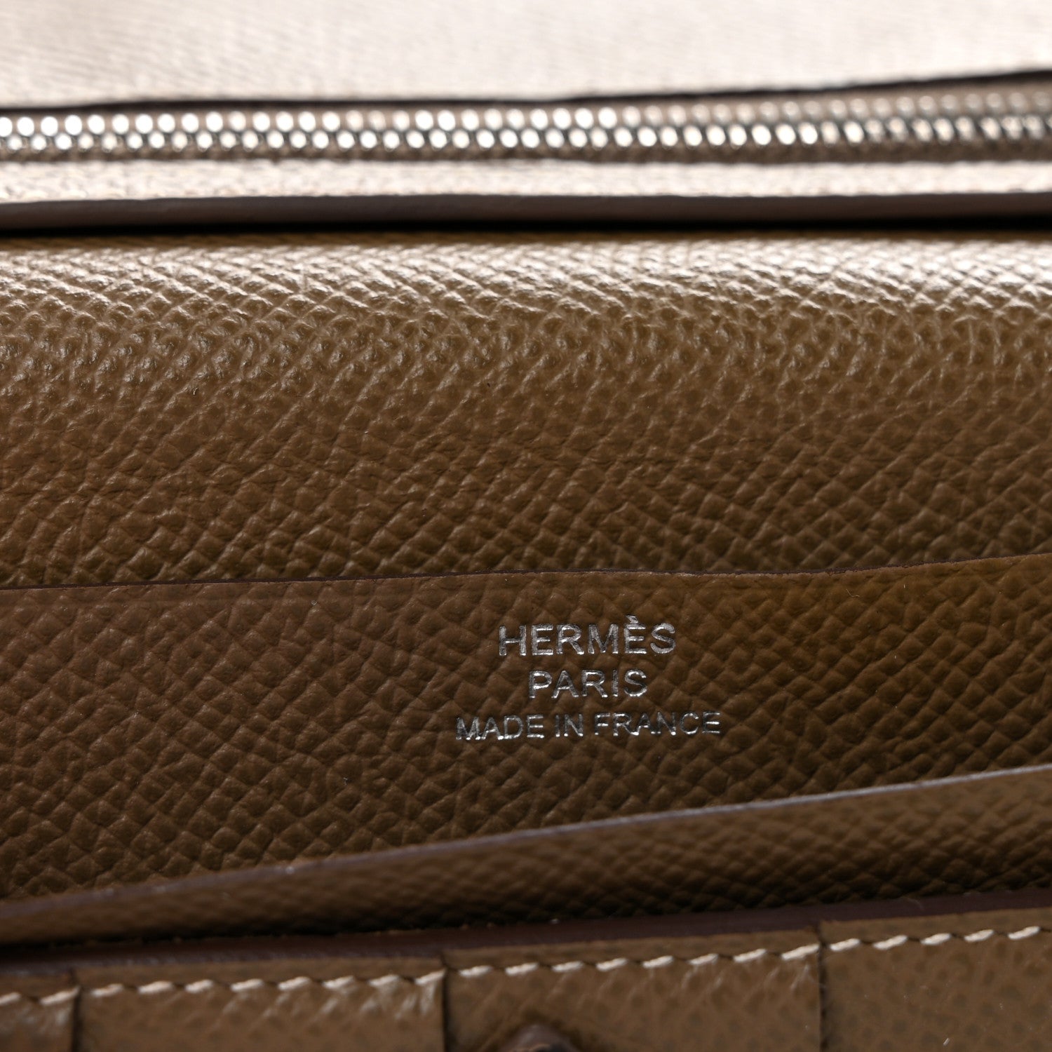 Hermes Epsom Bearn Gusset Wallet Etoupe 6 of 11
