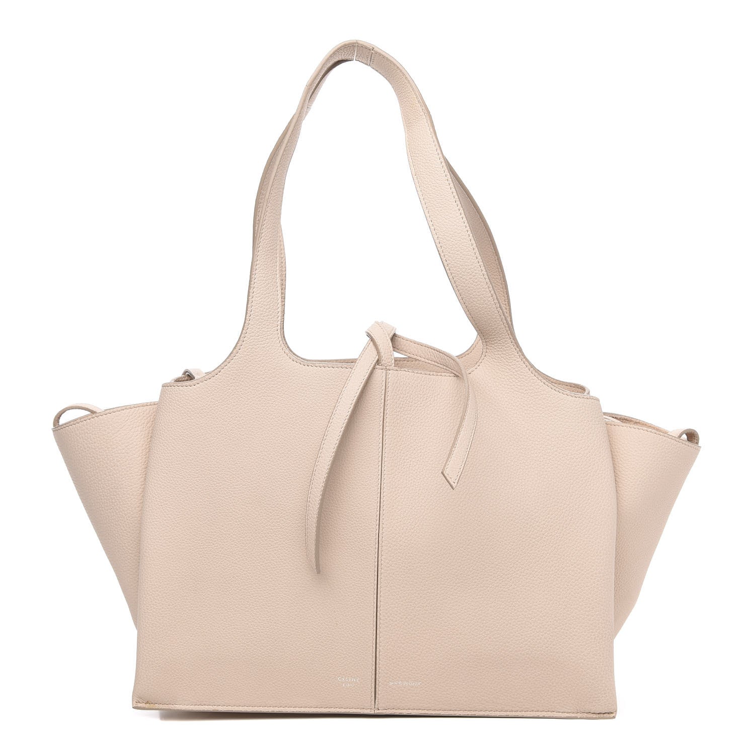 Celine Baby Grained Calfskin Small Tri-Fold Bag Powder 1 of 11