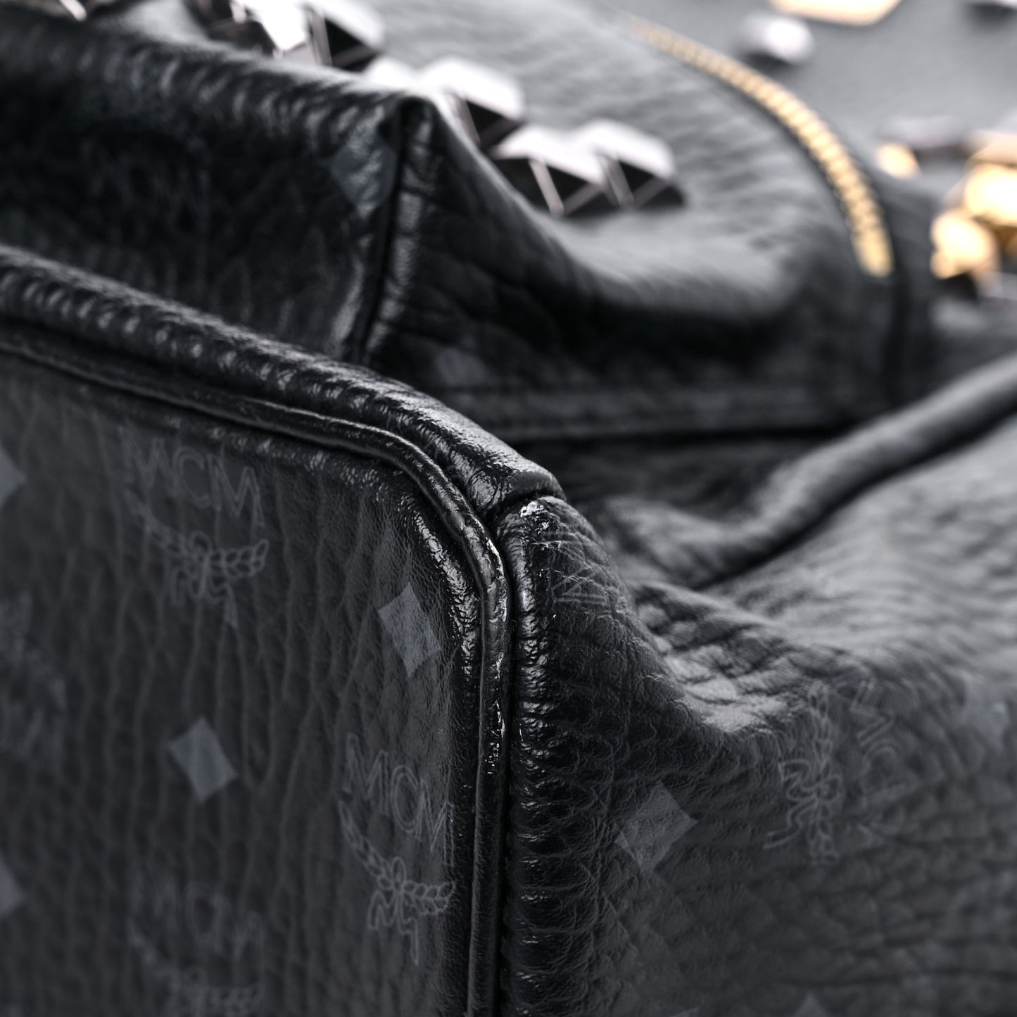 Visetos Studded Medium Stark M Backpack Black