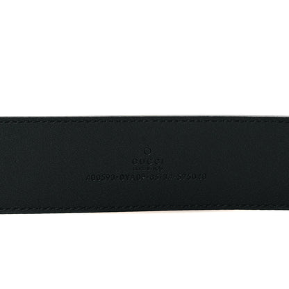 Gucci Plutone Calfskin Palladium Double G 40mm Belt 85 34 Black 4 of 5