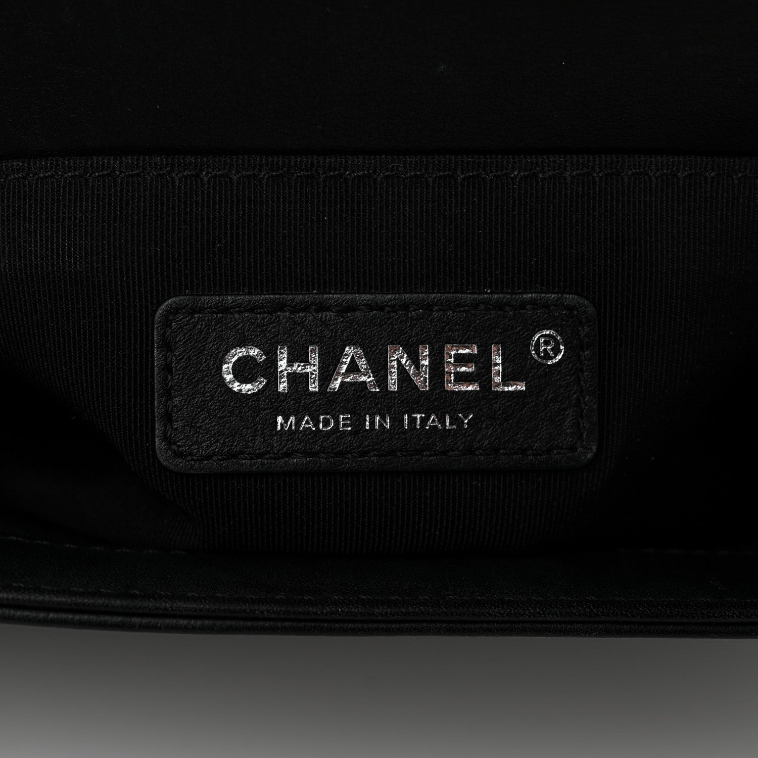 Chanel Calfskin Pearl Tweed Small Boy Flap Black 6 of 10