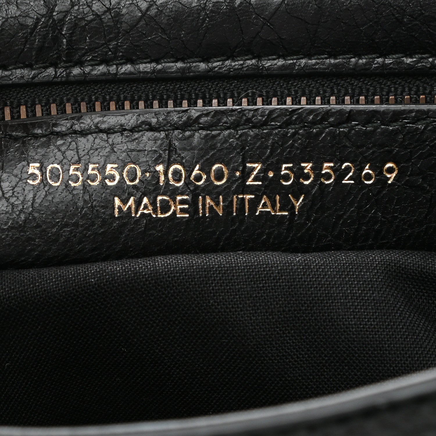 Balenciaga Agneau Classic Hardware City Logo Strap Black White 7 of 10