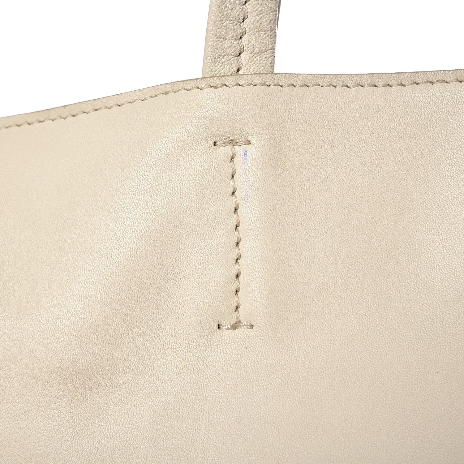 Celine Smooth Lambskin Small Vertical Bi-Cabas White 16 of 16