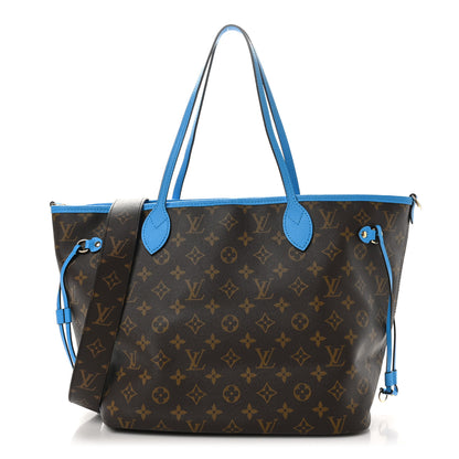 Louis Vuitton Monogram Inside Out Neverfull Bandouliere MM Gaston Blue 1 of 8