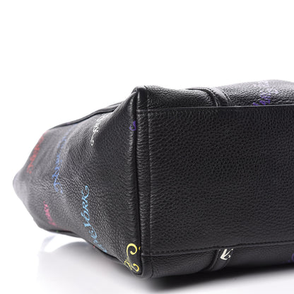 Marc Jacobs Grained Calfskin New York Magazine The Tag Tote Black Multi 8 of 9