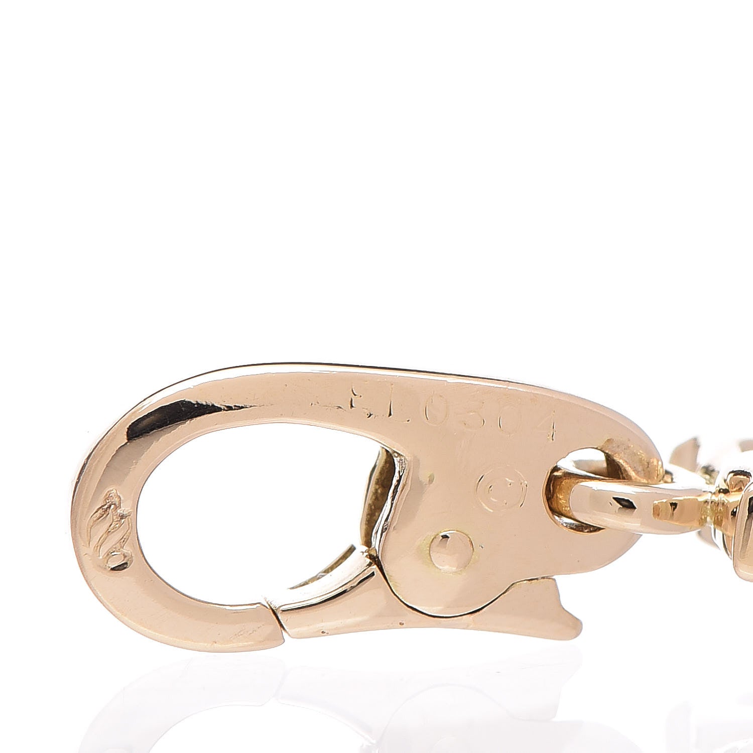 Cartier 18K Yellow Gold Logo Charm 5 of 6