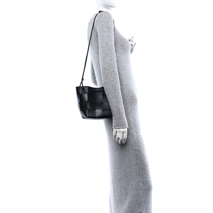 Bottega Veneta Nappa Maxi Intrecciato Cassette Bucket Bag Black 2 of 9