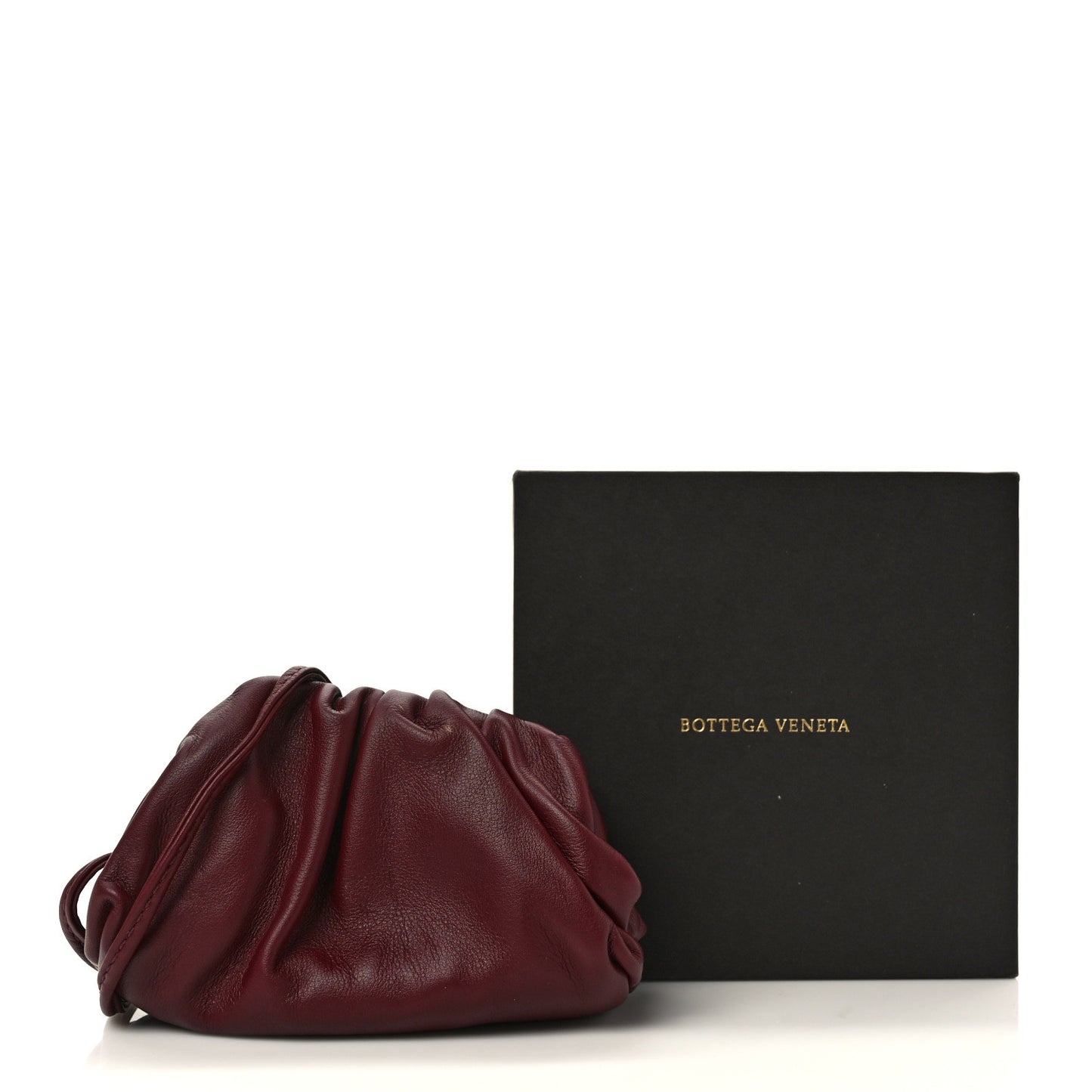 Butter Calfskin Coin Purse Bordeaux