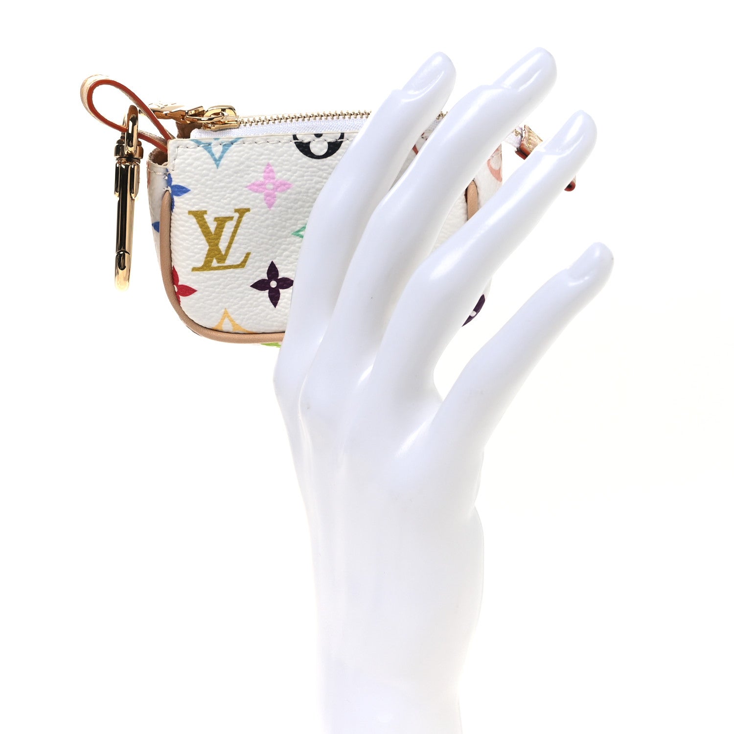 Louis Vuitton LV x TM Monogram Multicolor Micro Pochette White 2 of 7