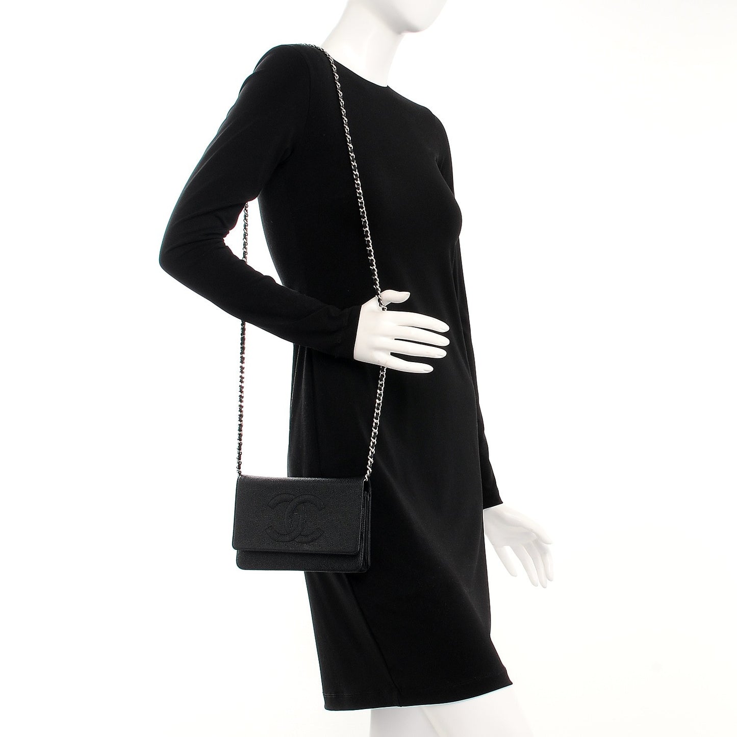 Caviar Timeless CC Wallet On Chain WOC Black