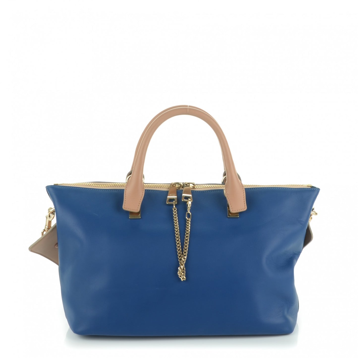 Smooth Calfskin Medium Baylee Tote Sea Water