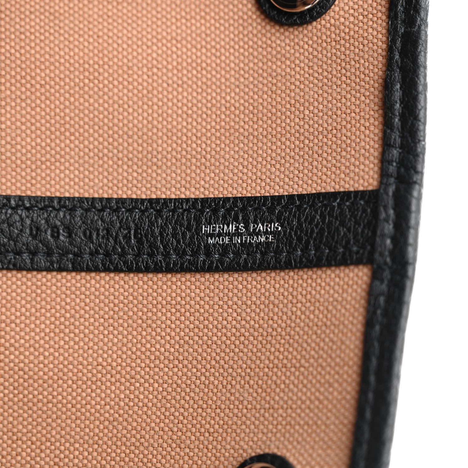 Hermes Toile Militaire Negonda Garden Party 49 GM Chai Black 6 of 12