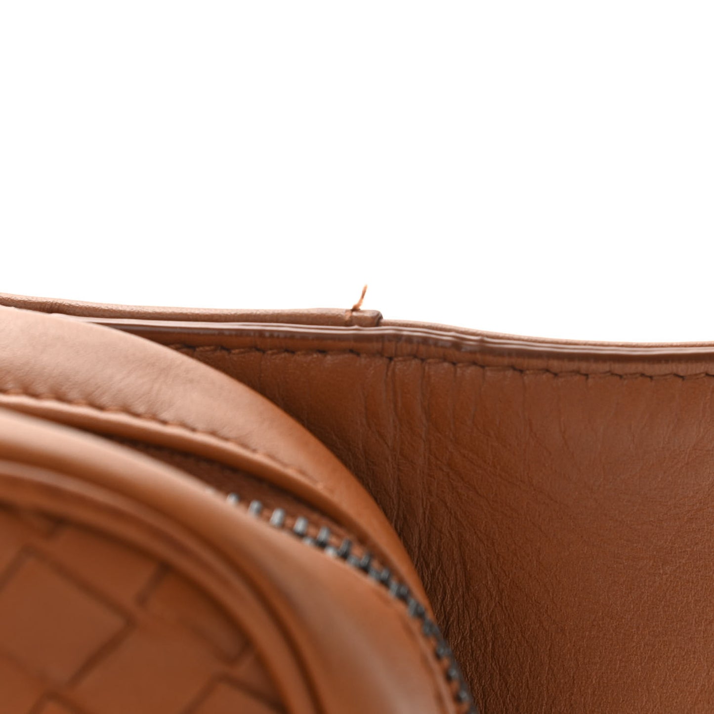 Nappa Intrecciato Belt Bag Noce