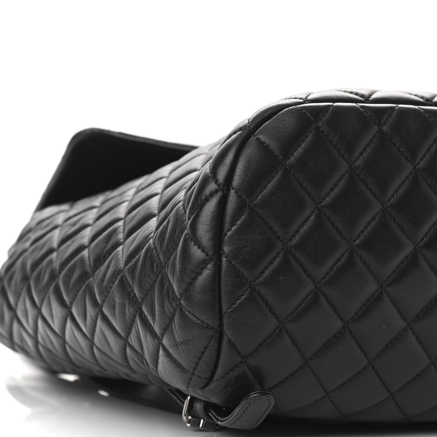 Chanel Lambskin Quilted Large Urban Spirit Backpack Black 8 of 10