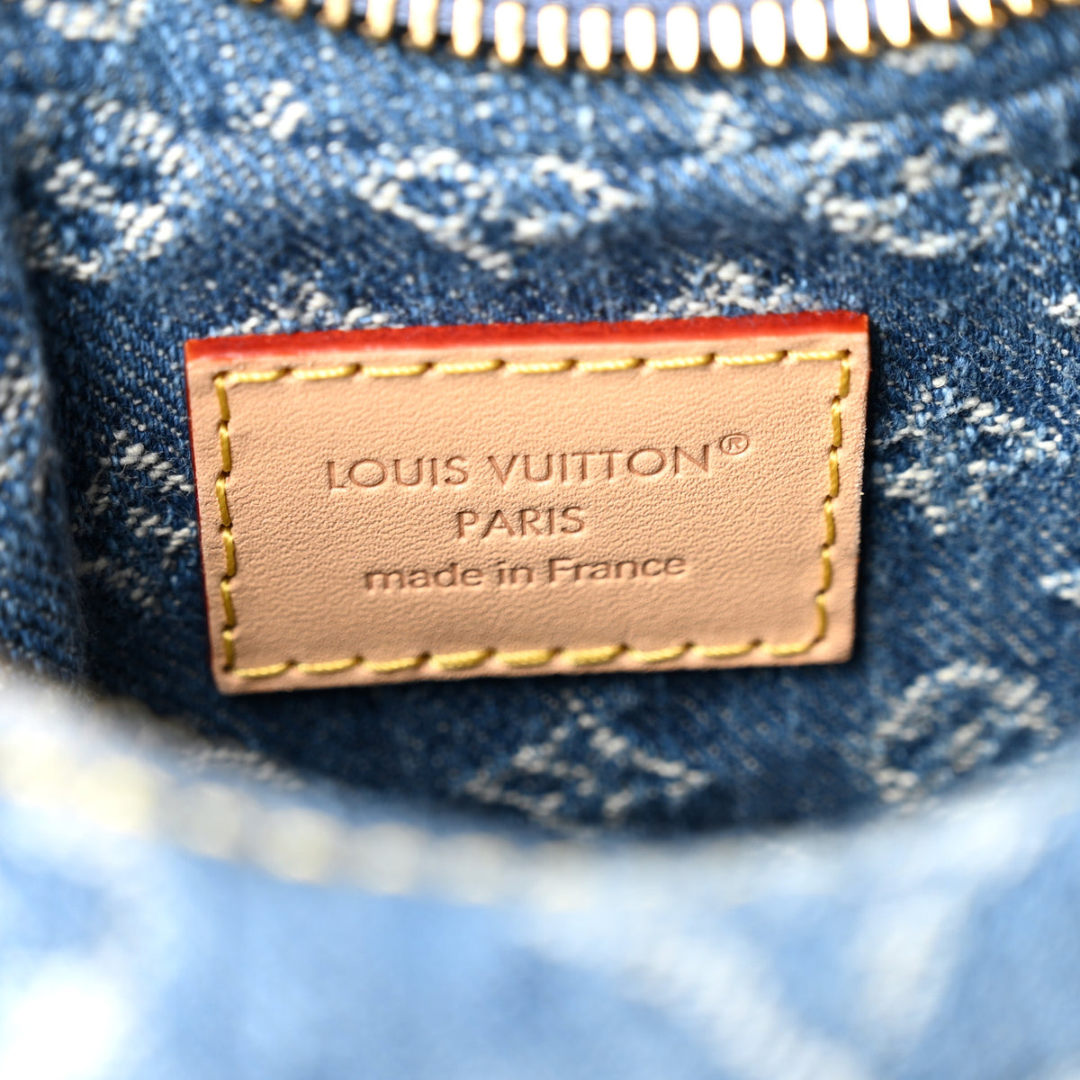 Louis Vuitton Monogram Denim Pochette Valley Blue 6 of 9