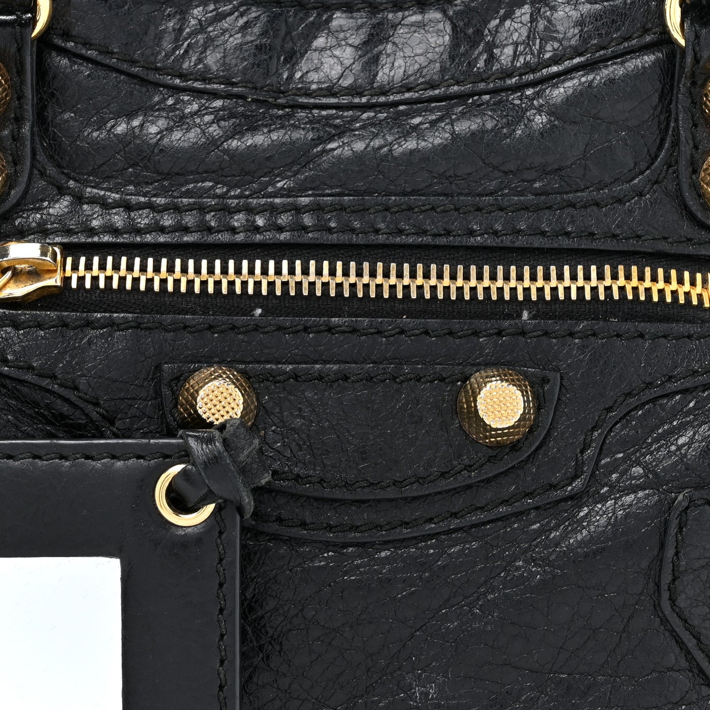 Agneau Giant 12 Gold Hardware Mini City Black