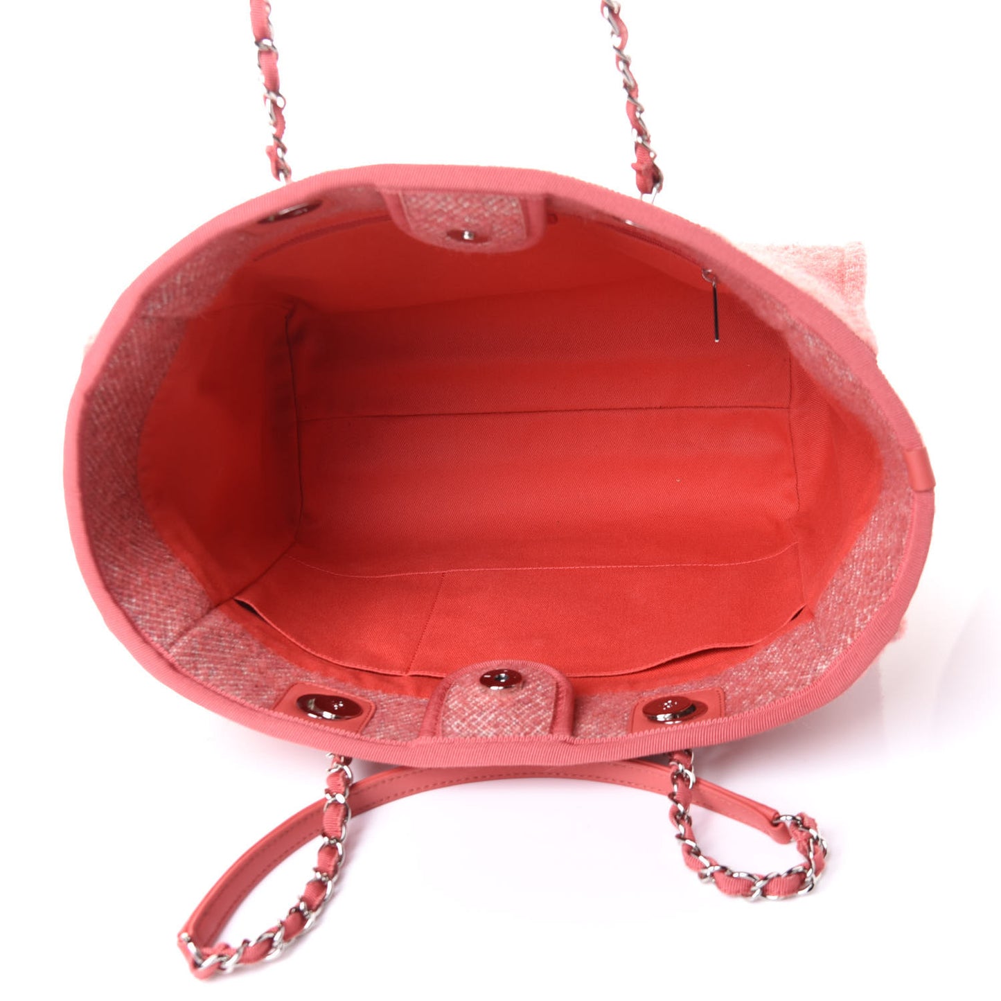 Mixed Fibers Small Deauville Tote Pink