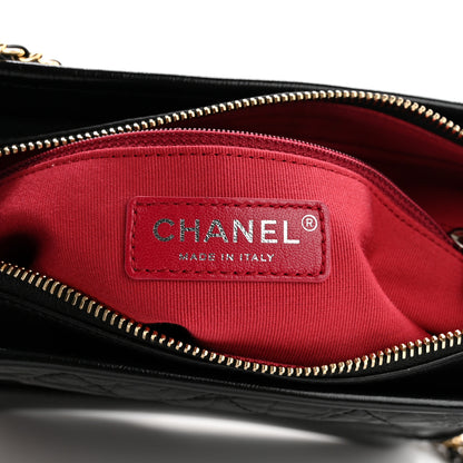 Chanel Aged Calfskin Quilted New Medium Gabrielle Hobo Black 6 of 11