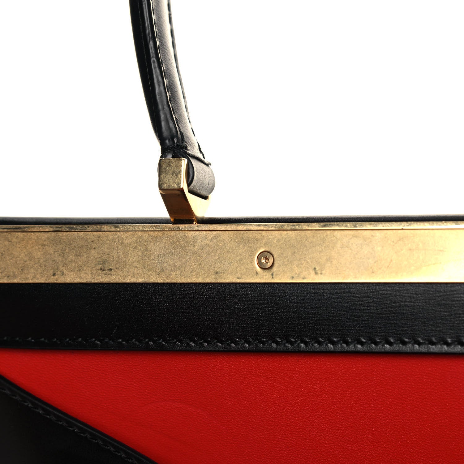 Celine Box Calfskin Medium Clasp Bag Black 13 of 14