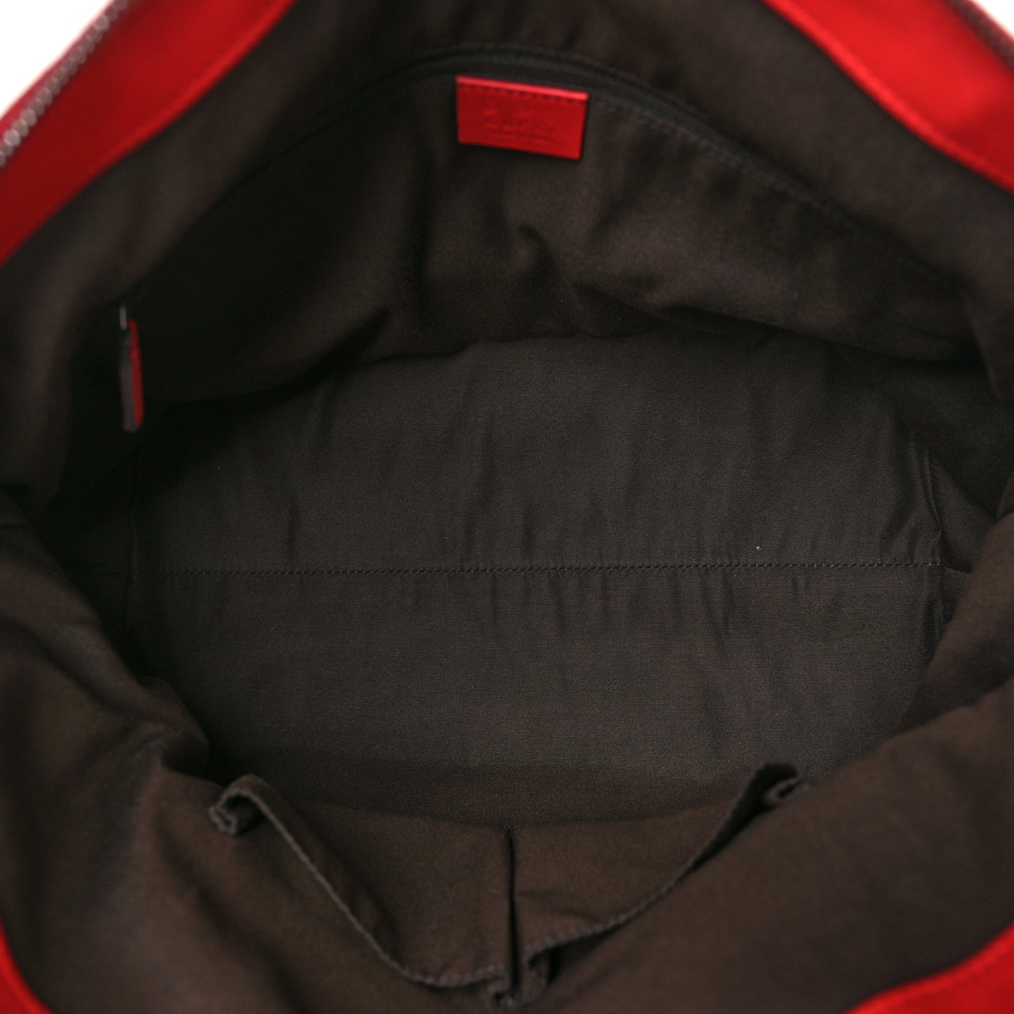 Guccissima Medium GG Charm Dome Satchel Red