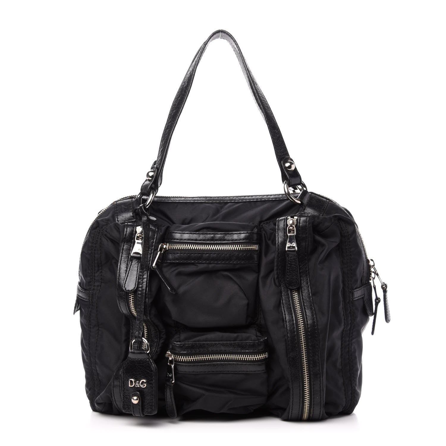 Dolce & Gabbana Nylon Mila Shoulder Bag Black 1 of 18