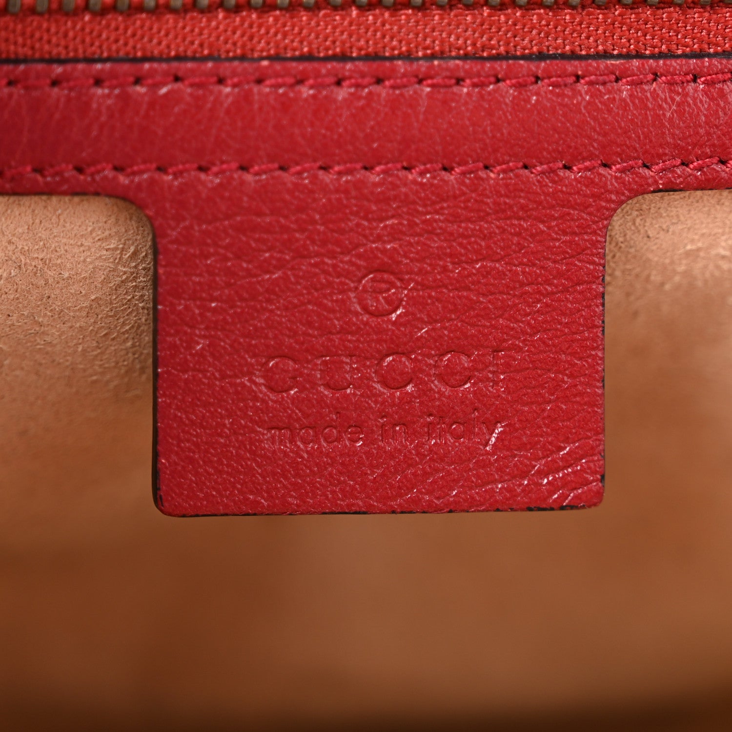 Gucci Vintage Effect Calfskin Matelasse Diagonal Small Torchon GG Marmont Shoulder Bag Black Romantic Cherry 6 of 13