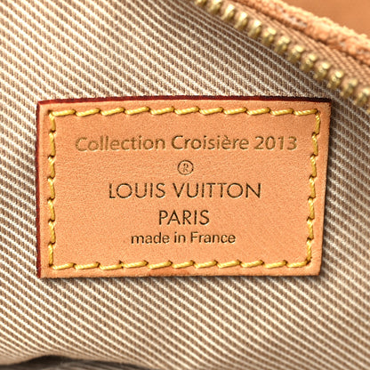 Louis Vuitton Denim Monogram Stone Speedy Bandouliere 35 Caramel 6 of 10