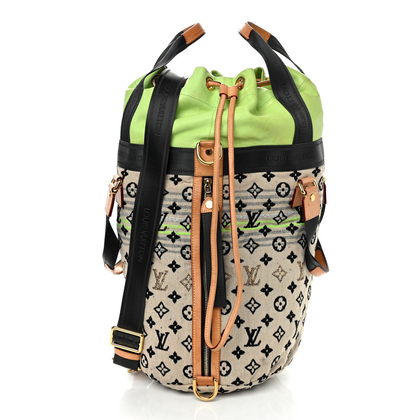 Fabric Jacquard Monogram Cheche Gypsy PM Vert
