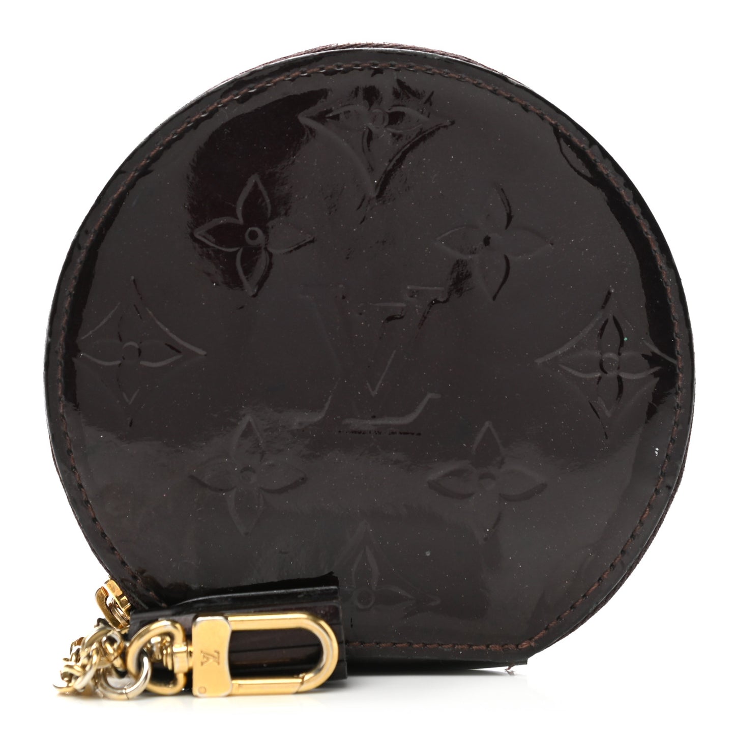 Vernis Chapeau Coin Purse Amarante