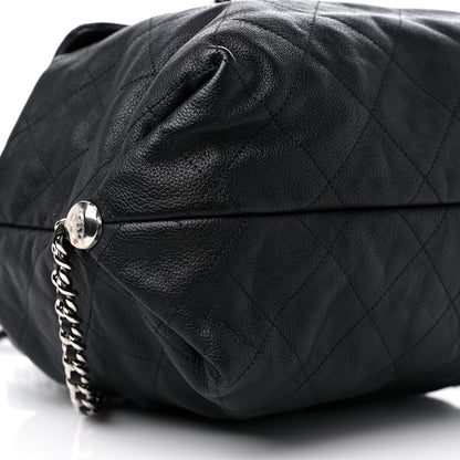 Chanel Grained Calfskin Stitched Braided With Style Backpack Black 8 of 9