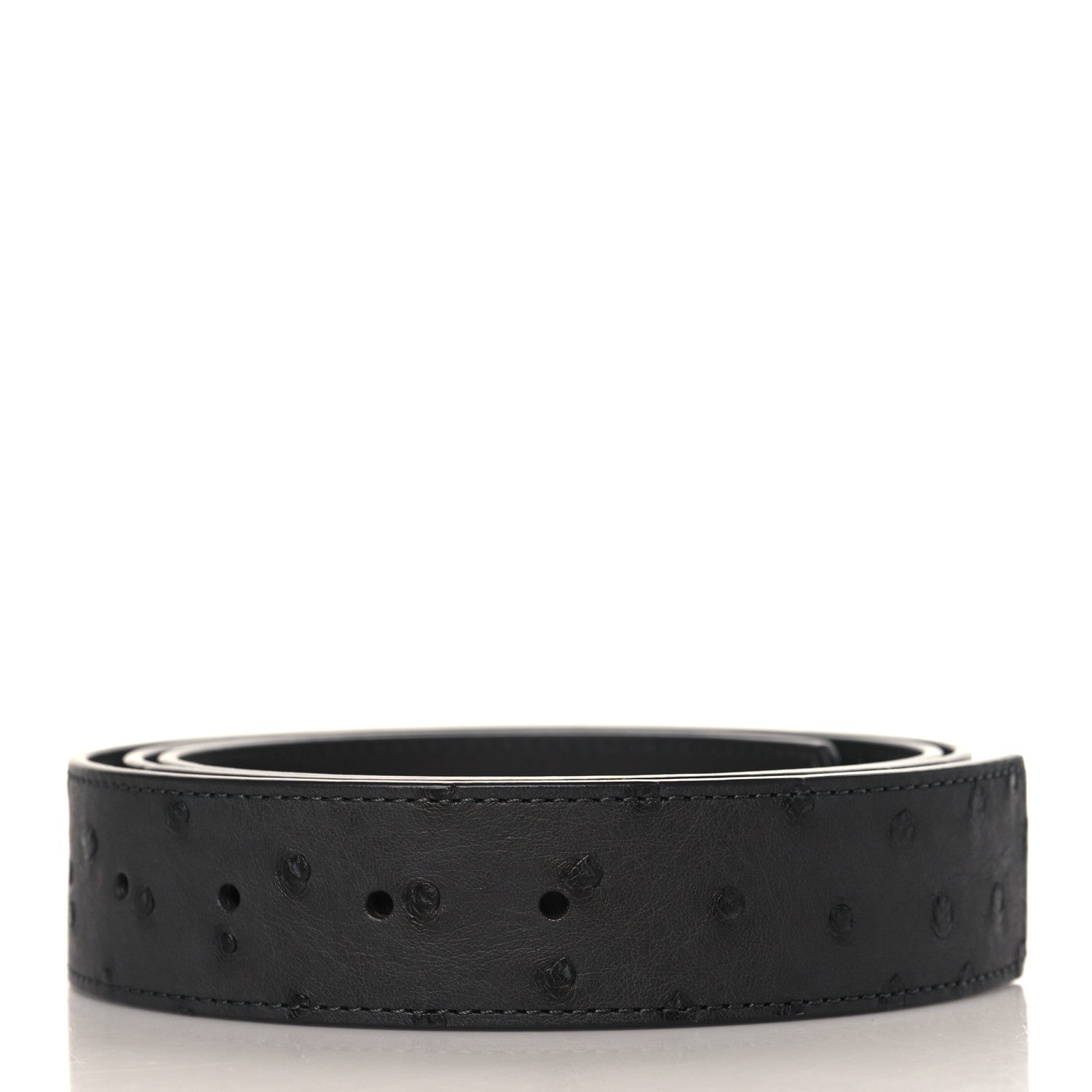 Louis Vuitton Ostrich 40MM Belt 100 40 Anthracite 2 of 5