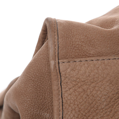 Gucci Nubuck Large Soft Stirrup Shoulder Bag Light Brown 9 of 12